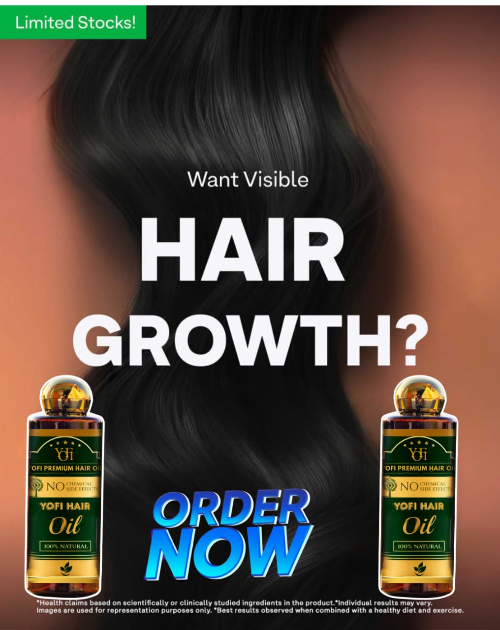 Yofi The 51+ Ingredients Herbal Hair Oil For Hair Care